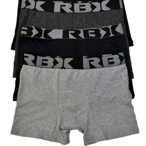 Men's RBX Quick Dry Performance Boxer Briefs 3 pck